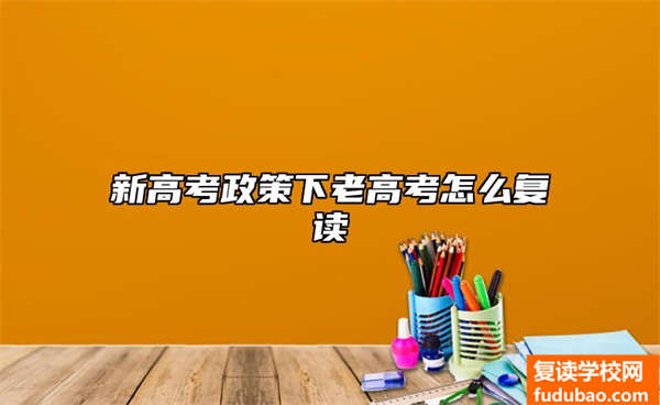 新高考现行政策下老高考如何复读