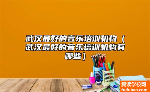 武汉市比较好的音乐培训组织（武汉市比较好的音乐培训机构有什么）